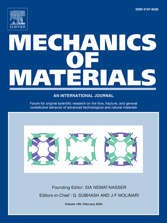 Go to journal home page - Mechanics of Materials
